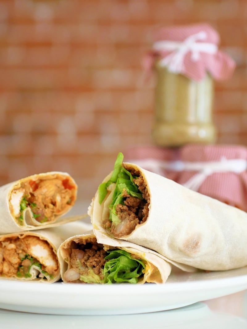 Turkish-Mexican fusion burrito